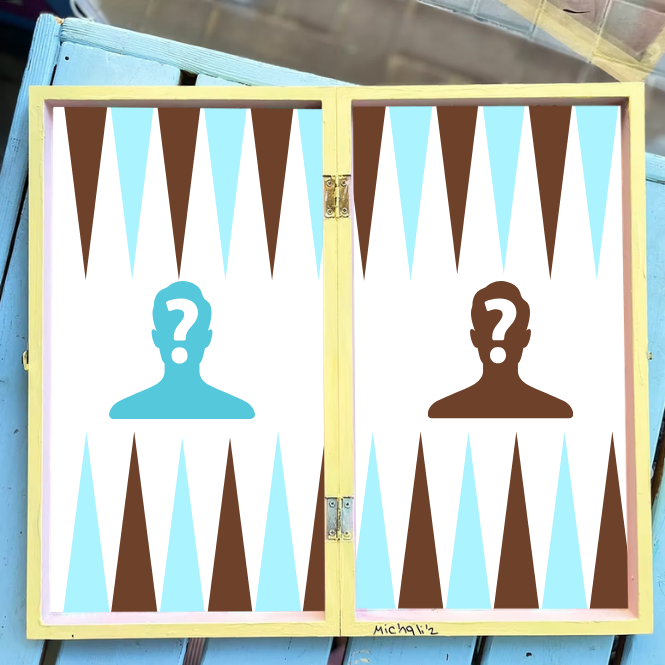 שני סמלים/דמויות פשוטות