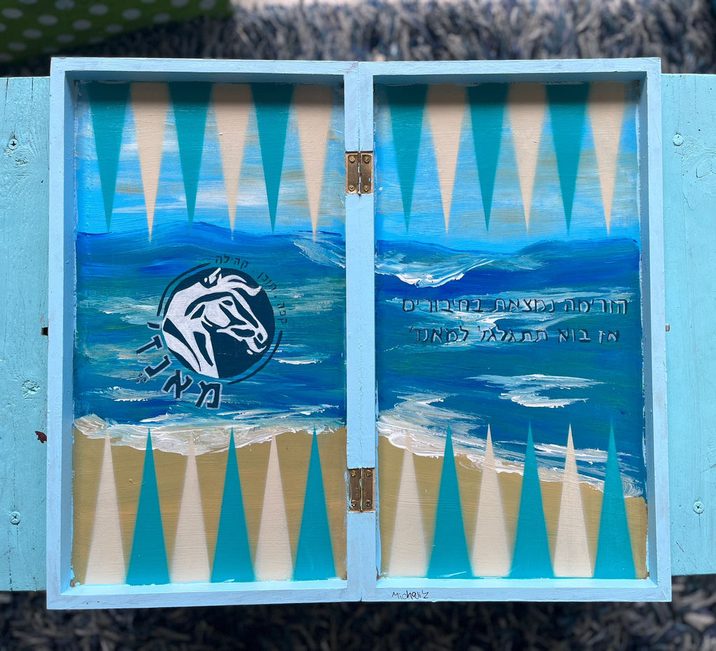 רקע נוף לבחירתך עם סמל/דמות פשוטה+משפט