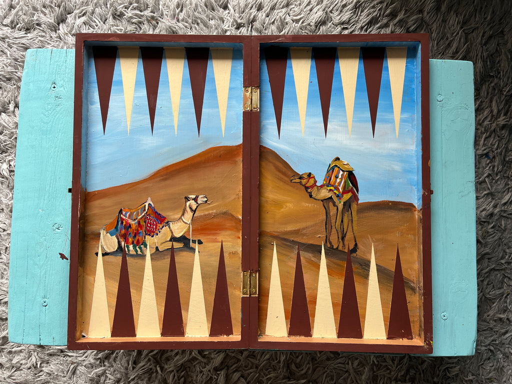 גמלים במדבר