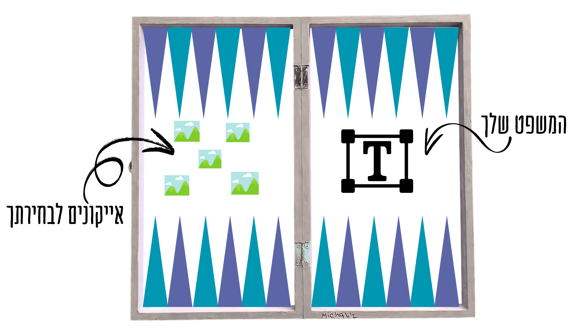 משפט ומספר אייקונים