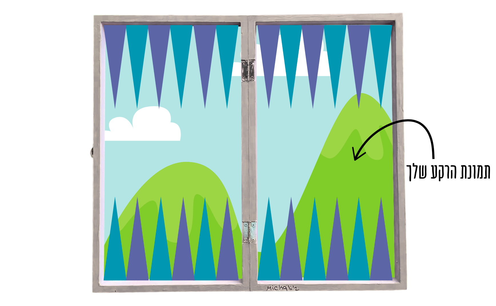 רקע מיוחד לבחירתך בעיצוב אישי